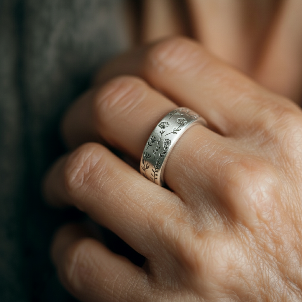 Bague vintage fait main