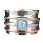 Argent Bague artisanal délicat