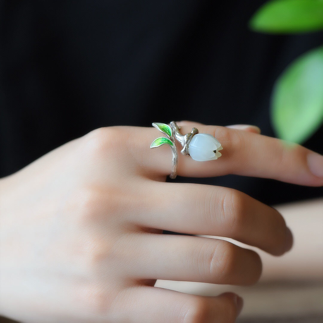 Argent Bague artisanal délicat