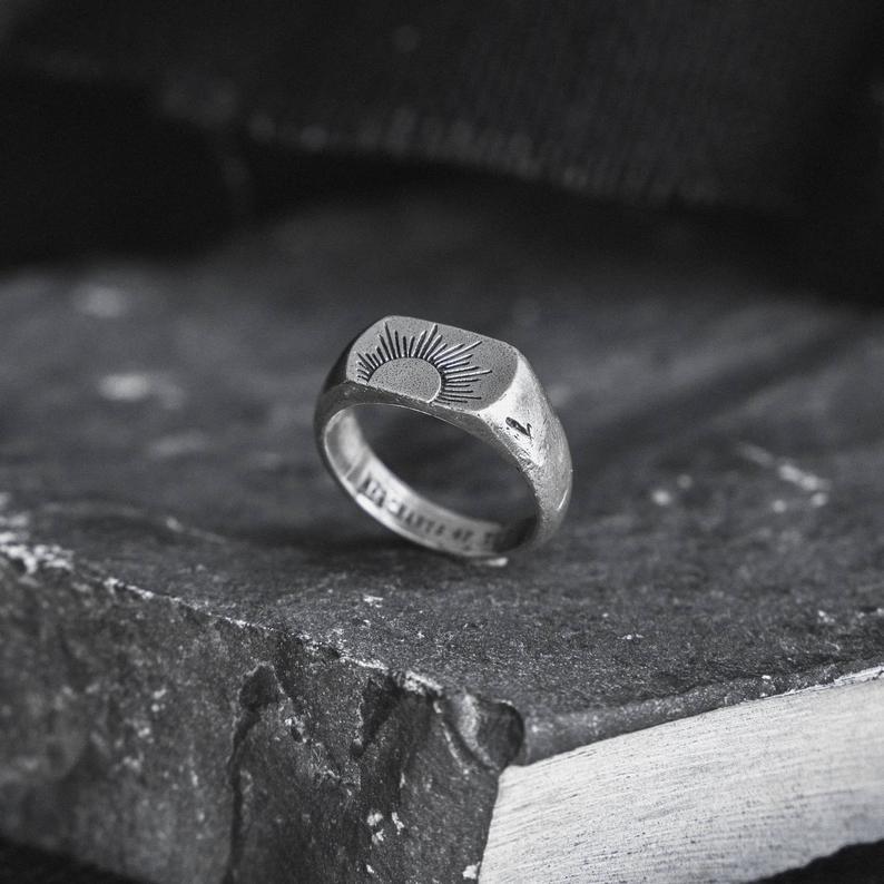 Argent Bague artisanal délicat