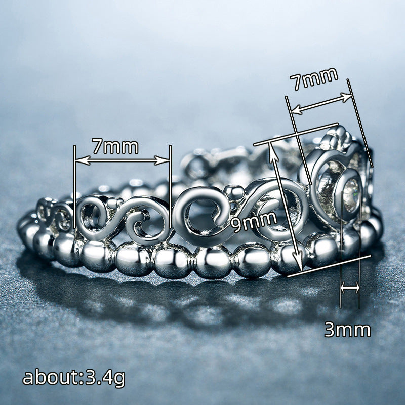 Argent Bague artisanal délicat