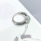 Argent Bague artisanal délicat