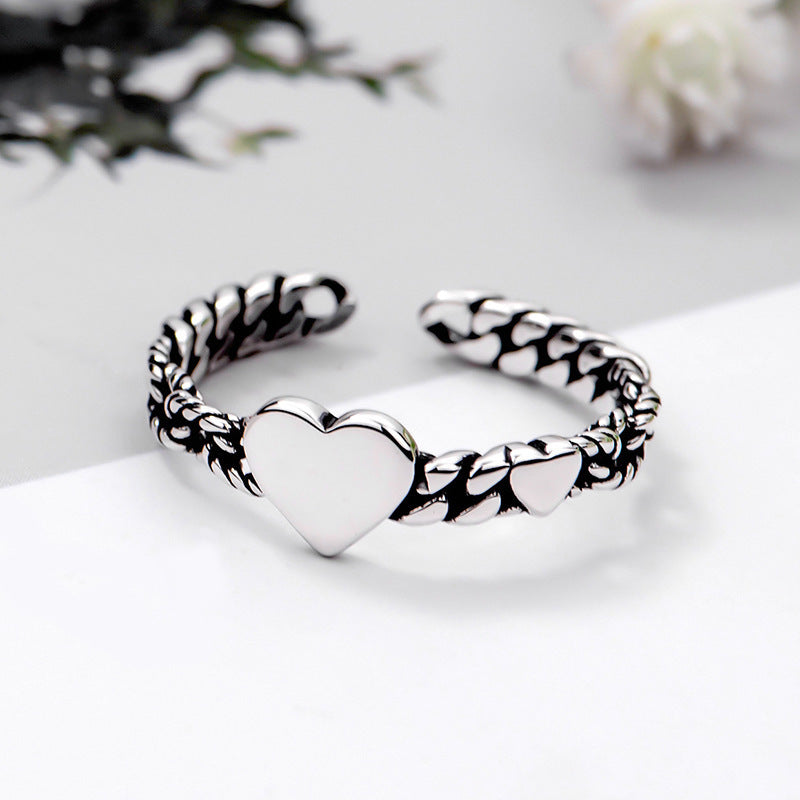 Argent Bague classique au charme intemporel