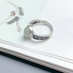 Argent Bague artisanal délicat