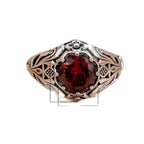 Argent Bague artisanal délicat