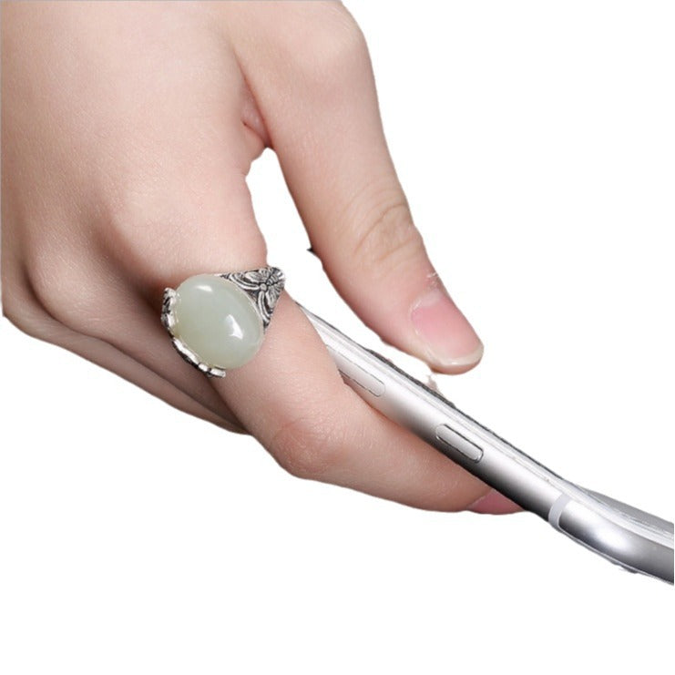 Argent Bague artisanal délicat