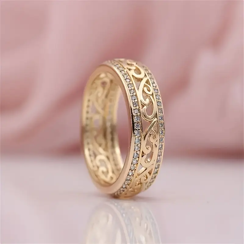 Or Bague romantique pour moments spéciaux