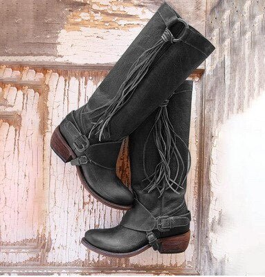 SL | Bottes en cuir longueur genou